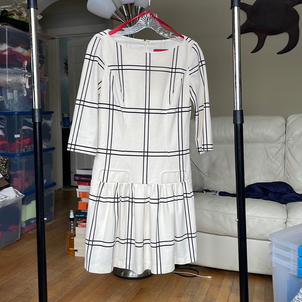 RED Saks Fifth Avenue Drop Waist Dress